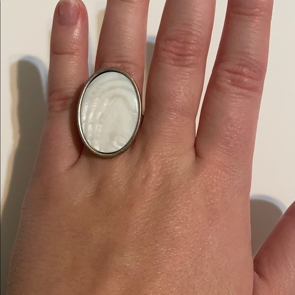 American Eagle Outfitters Jewelry - White Statement Ring